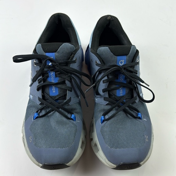 On Cloud On Running Shoes Cloudflyer Men's Metal Lapis Blue Slate Black 9.5 - Picture 3 of 10